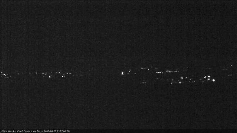 Lake Travis webcam, August 30, 2019 9:00 PM CT