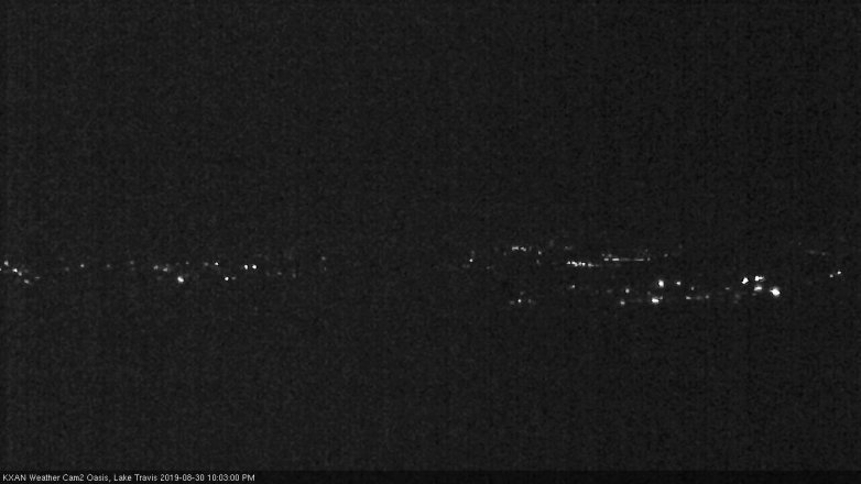 Lake Travis webcam, August 30, 2019 9:05 PM CT