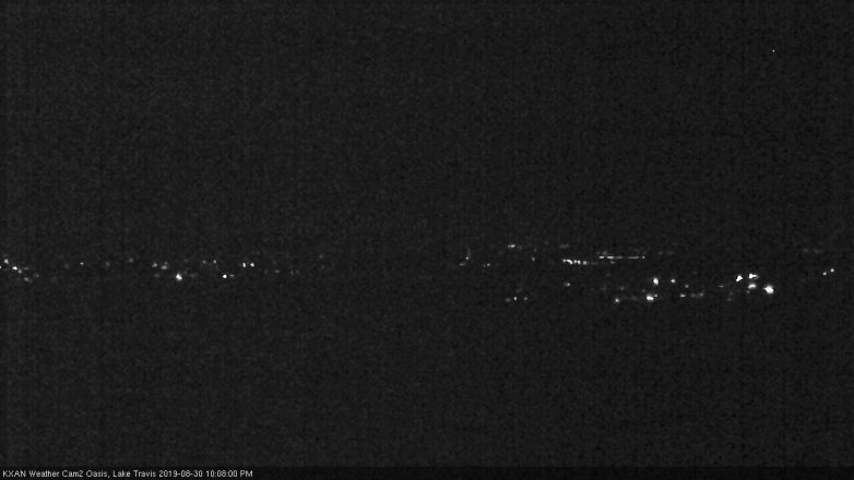 Lake Travis webcam, August 30, 2019 9:10 PM CT