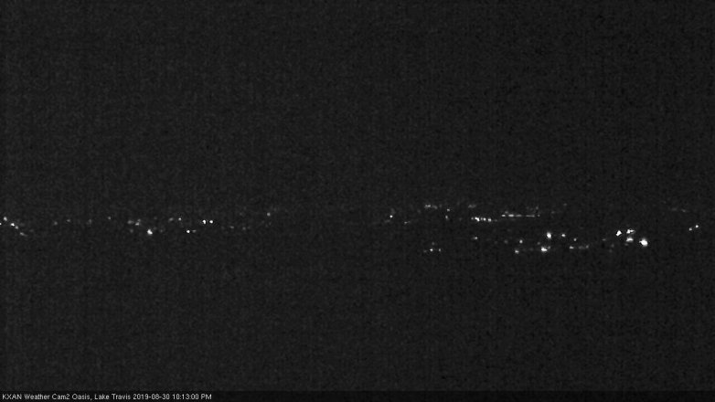 Lake Travis webcam, August 30, 2019 9:15 PM CT