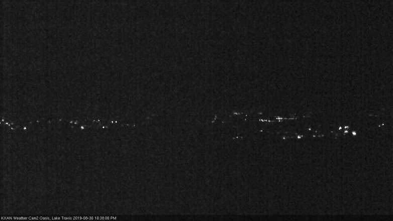 Lake Travis webcam, August 30, 2019 9:40 PM CT
