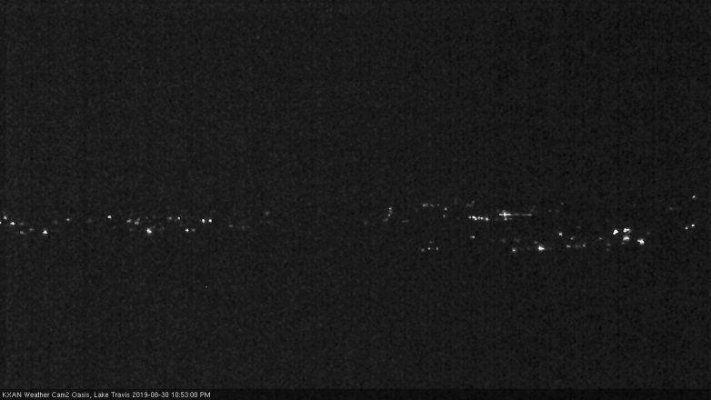 Lake Travis webcam, August 30, 2019 9:55 PM CT
