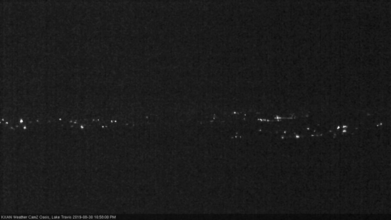 Lake Travis webcam, August 30, 2019 10:00 PM CT
