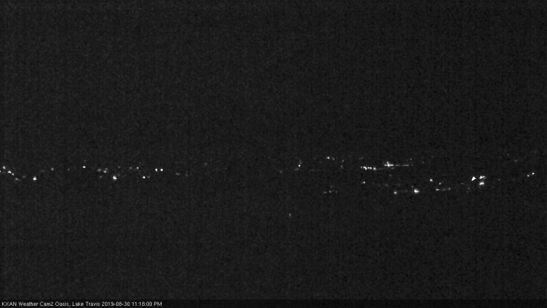 Lake Travis webcam, August 30, 2019 10:20 PM CT