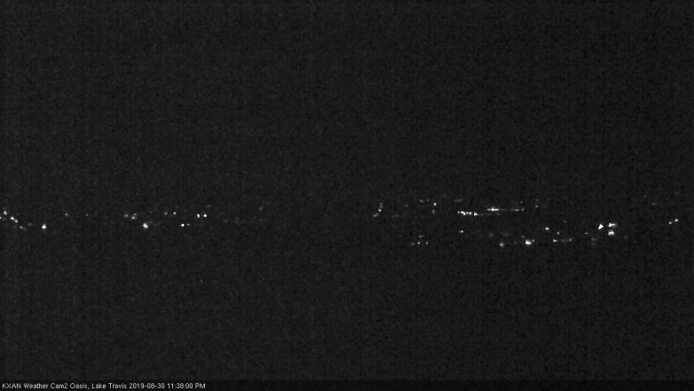 Lake Travis webcam, August 30, 2019 10:40 PM CT