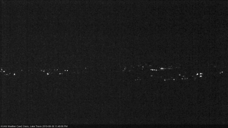 Lake Travis webcam, August 30, 2019 10:50 PM CT