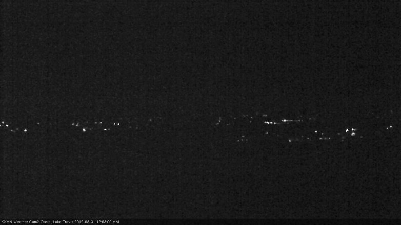 Lake Travis webcam, August 30, 2019 11:05 PM CT