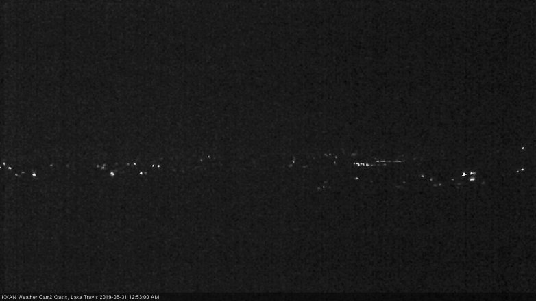 Lake Travis webcam, August 30, 2019 11:55 PM CT