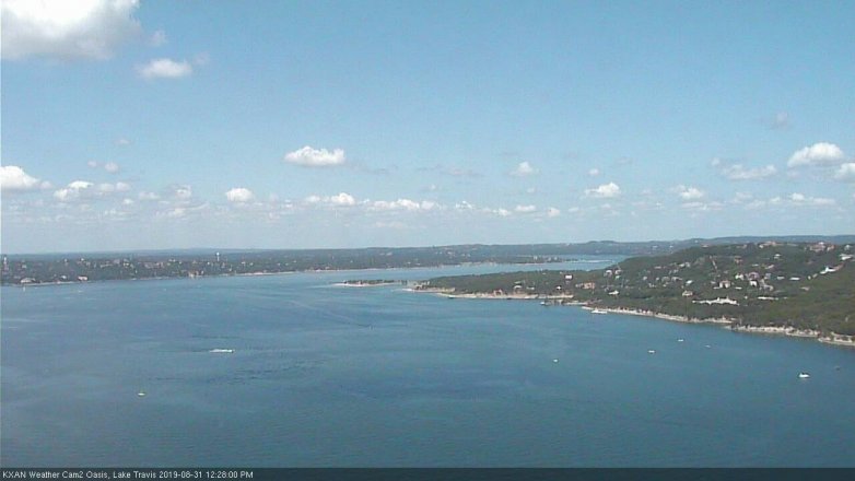 Lake Travis webcam, August 31, 2019 11:30 AM CT