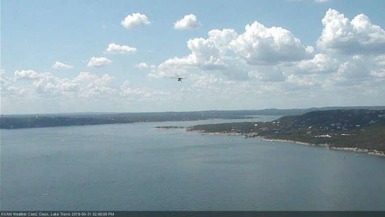 Lake Travis webcam, August 31, 2019 1:50 PM CT