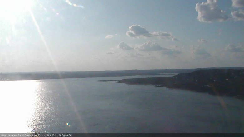 Lake Travis webcam, August 31, 2019 5:05 PM CT