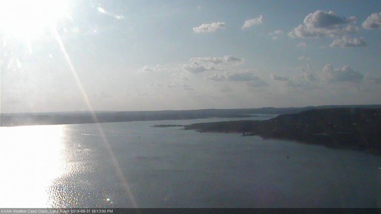 Lake Travis webcam, August 31, 2019 5:15 PM CT