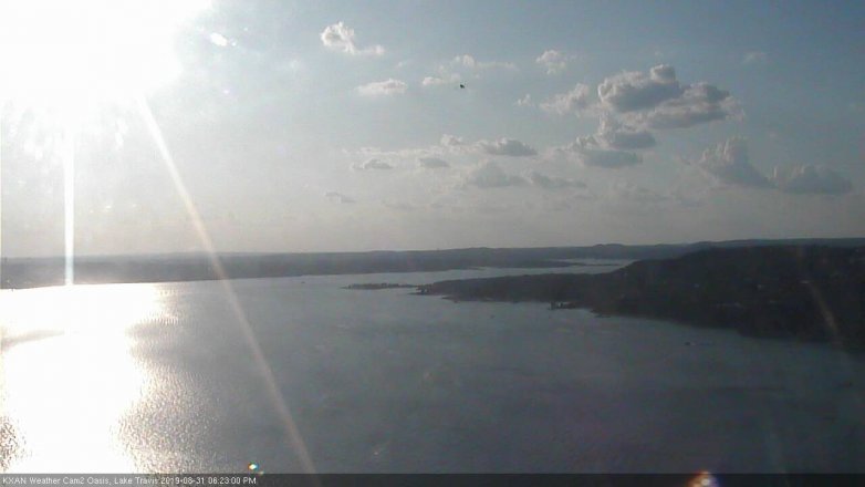 Lake Travis webcam, August 31, 2019 5:25 PM CT