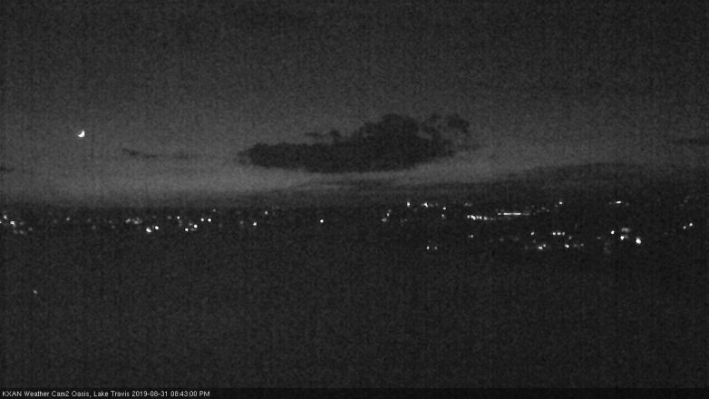 Lake Travis webcam, August 31, 2019 7:45 PM CT