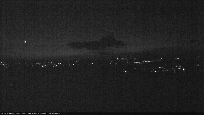 Lake Travis webcam, August 31, 2019 7:50 PM CT