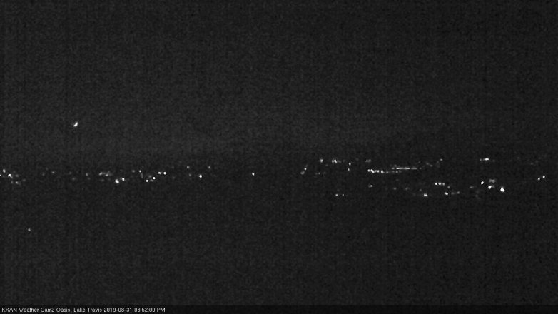 Lake Travis webcam, August 31, 2019 7:55 PM CT