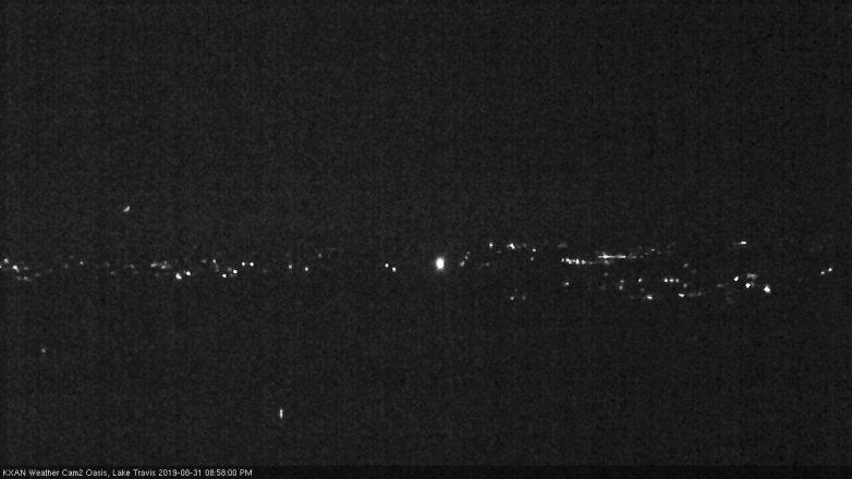 Lake Travis webcam, August 31, 2019 8:00 PM CT