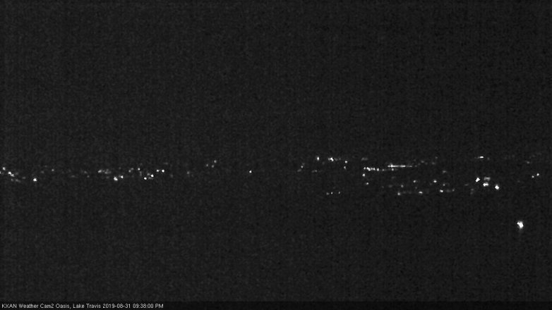 Lake Travis webcam, August 31, 2019 8:40 PM CT