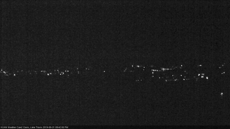 Lake Travis webcam, August 31, 2019 8:45 PM CT