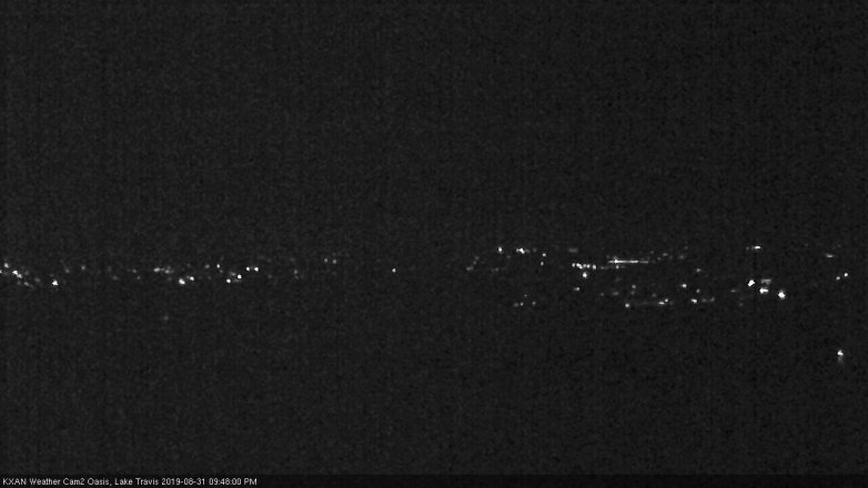 Lake Travis webcam, August 31, 2019 8:50 PM CT