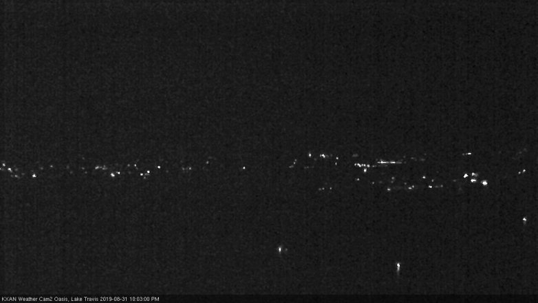 Lake Travis webcam, August 31, 2019 9:05 PM CT