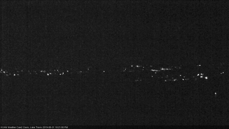 Lake Travis webcam, August 31, 2019 9:25 PM CT