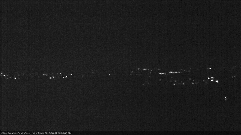 Lake Travis webcam, August 31, 2019 9:35 PM CT