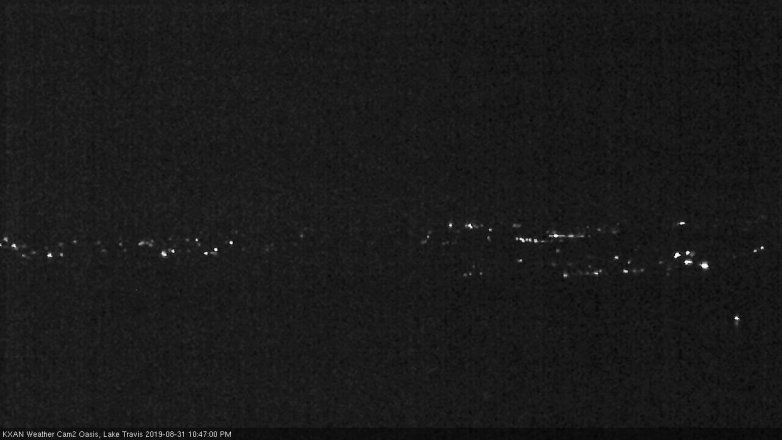 Lake Travis webcam, August 31, 2019 9:50 PM CT