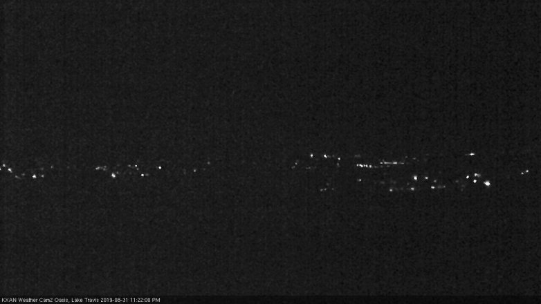 Lake Travis webcam, August 31, 2019 10:25 PM CT