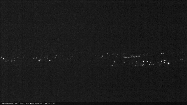 Lake Travis webcam, August 31, 2019 10:30 PM CT