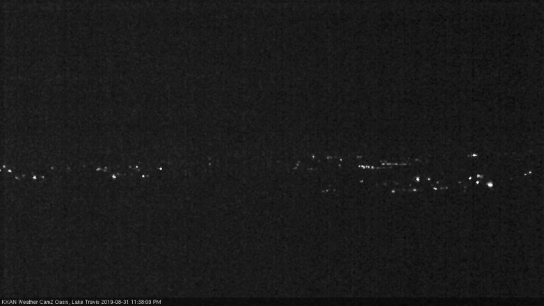 Lake Travis webcam, August 31, 2019 10:40 PM CT
