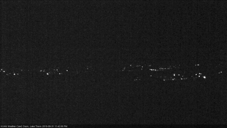 Lake Travis webcam, August 31, 2019 10:45 PM CT
