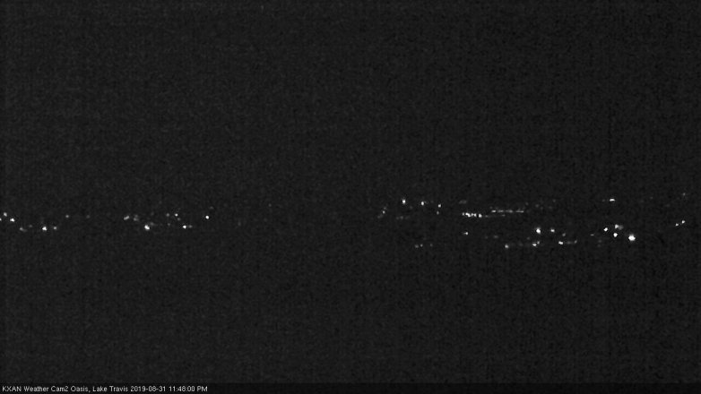 Lake Travis webcam, August 31, 2019 10:50 PM CT