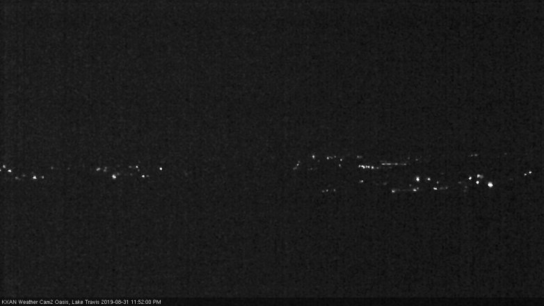 Lake Travis webcam, August 31, 2019 10:55 PM CT