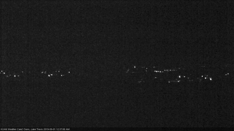 Lake Travis webcam, August 31, 2019 11:40 PM CT