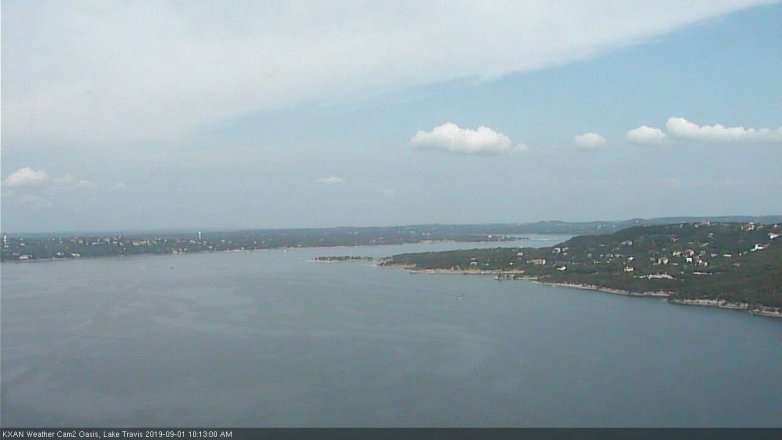 Lake Travis webcam, September 1, 2019 9:15 AM CT