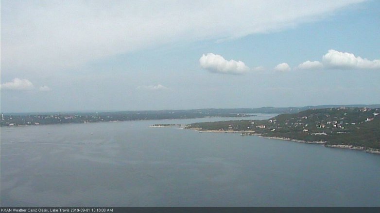 Lake Travis webcam, September 1, 2019 9:20 AM CT