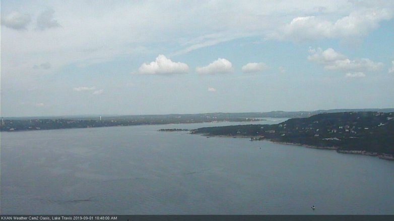 Lake Travis webcam, September 1, 2019 9:50 AM CT