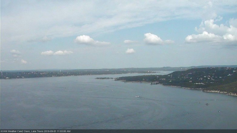 Lake Travis webcam, September 1, 2019 10:05 AM CT