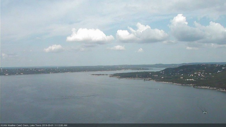 Lake Travis webcam, September 1, 2019 10:15 AM CT
