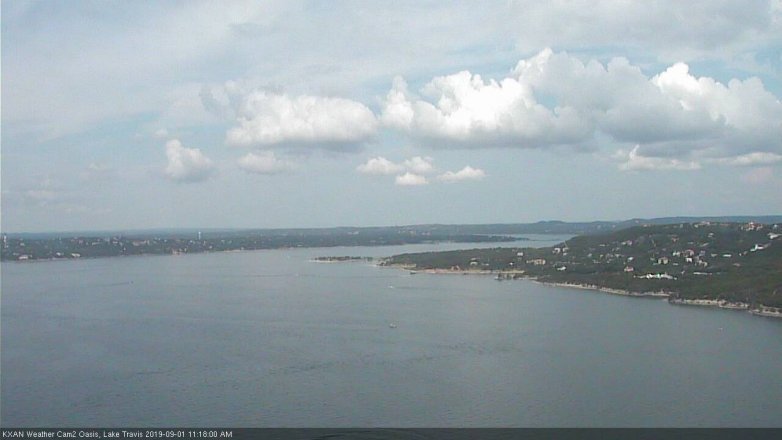 Lake Travis webcam, September 1, 2019 10:20 AM CT