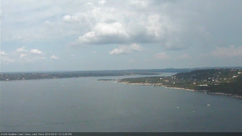 Lake Travis webcam, September 1, 2019 11:15 AM CT