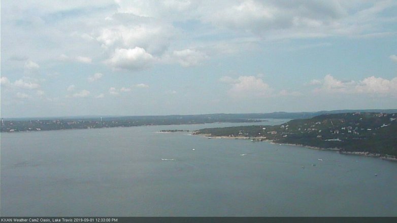 Lake Travis webcam, September 1, 2019 11:35 AM CT