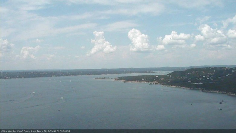 Lake Travis webcam, September 1, 2019 12:35 PM CT