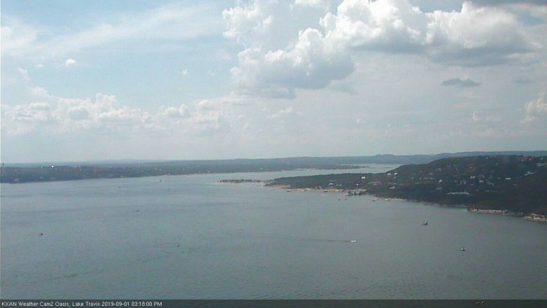 Lake Travis webcam, September 1, 2019 2:20 PM CT