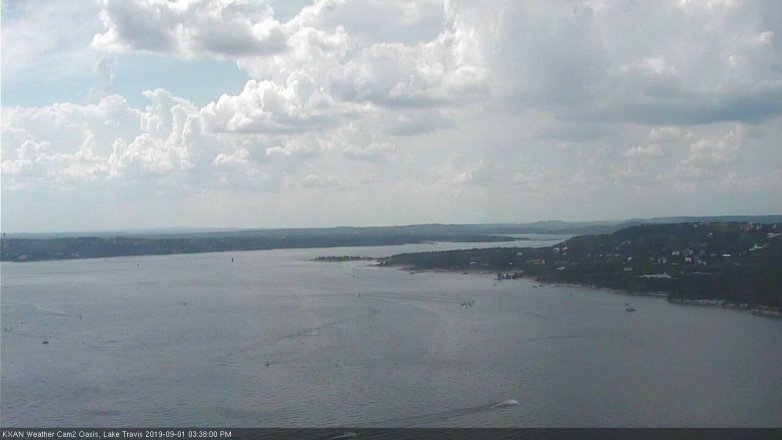 Lake Travis webcam, September 1, 2019 2:40 PM CT
