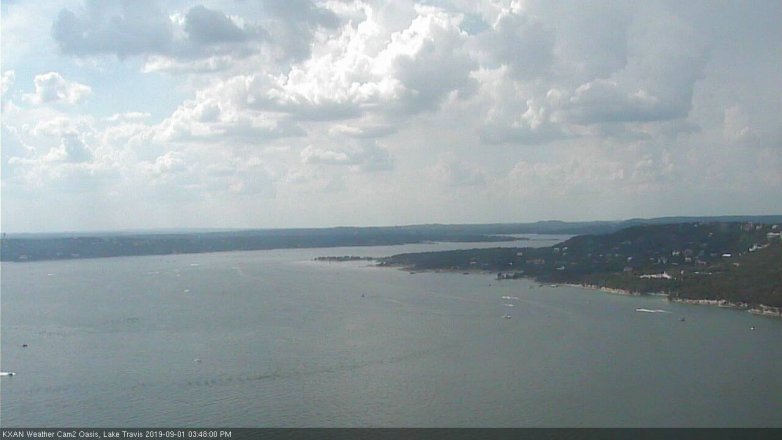 Lake Travis webcam, September 1, 2019 2:50 PM CT