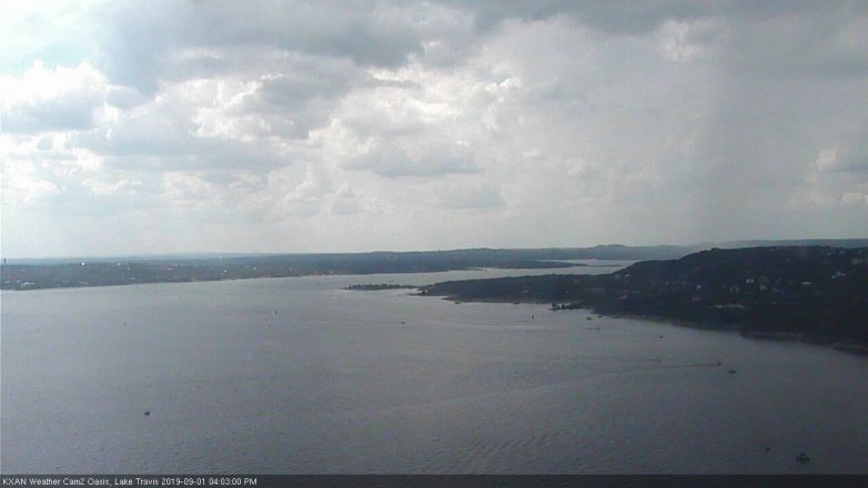 Lake Travis webcam, September 1, 2019 3:05 PM CT