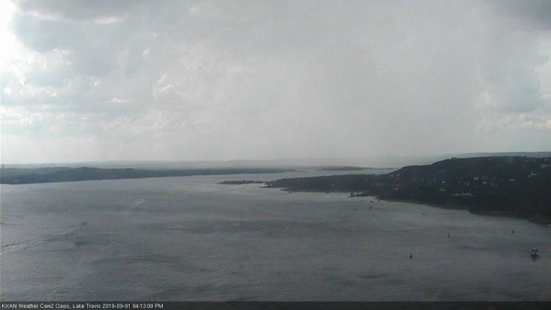 Lake Travis webcam, September 1, 2019 3:15 PM CT
