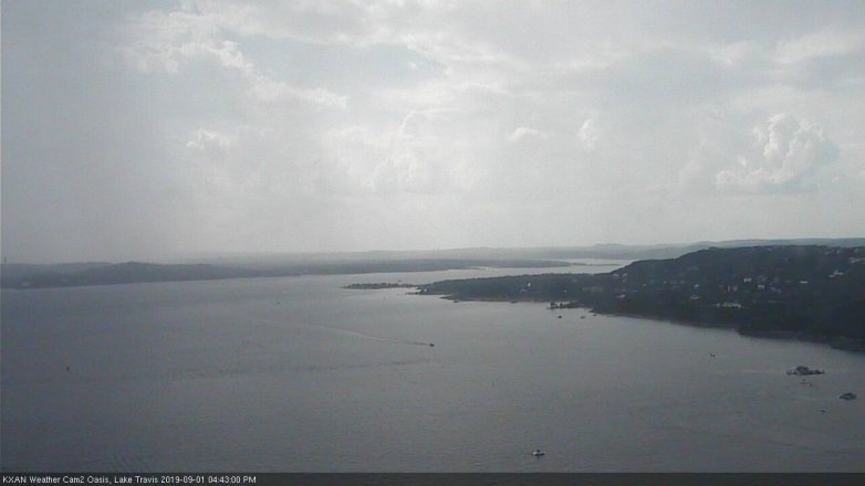 Lake Travis webcam, September 1, 2019 3:45 PM CT